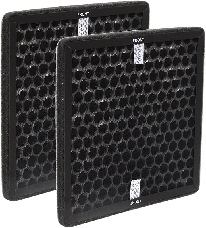 PUREBURG Filtro di ricambio compatibile con Black+Decker BXDH12E deumidificatore 12 l, confezione da 2 filtri ai carboni attivi VOCs pulizia odori
