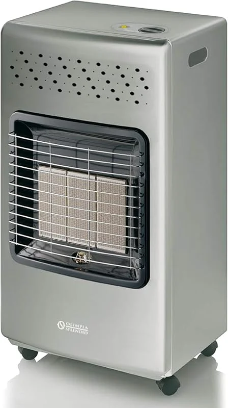 Olimpia Splendid 99386 Stovy Infra Silver, Stufa a Gas, Infrarossi 4200 W, Prodotto in Italia, Grigio — Riscaldamento