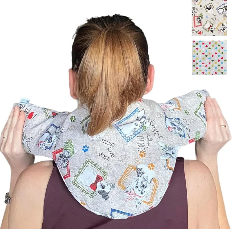 Sacco di semi per microonde 67 x 22 cm con fodera lavabile – Borsa termica cervicale lavabile – Borsa termica – Sacco termico per microonde – Cuscino termico – Sacco termico per — Abbigliamento riscaldato