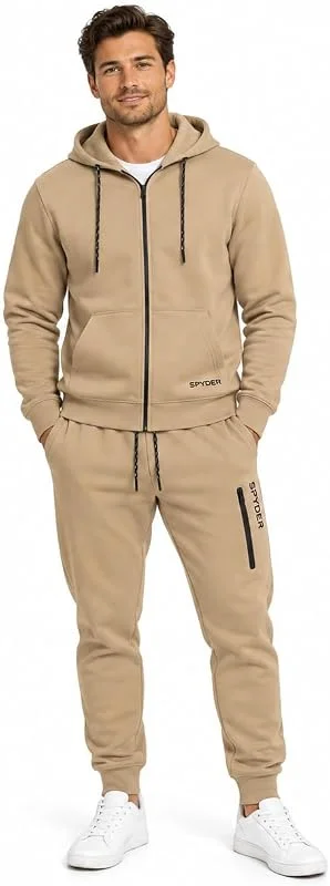 Spyder M Flc Zip Up Jog Set M Flc Zip Up Jog Set Uomo (Pacco da 2) — Abbigliamento riscaldato