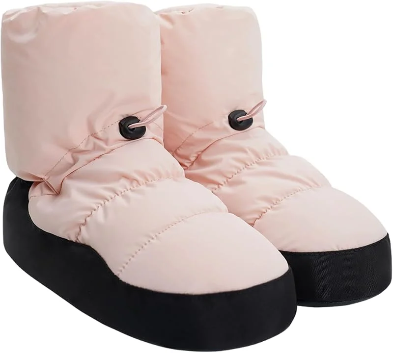 Stivaletti da balletto per ragazze, antiscivolo, riscaldati, con coulisse regolabile, scarpe da ballo da donna — Abbigliamento riscaldato
