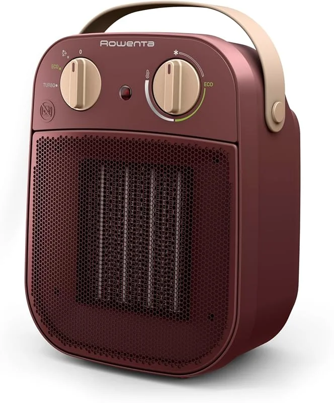 Rowenta My Nomad Heater, Potente Termoventilatore, Silenzioso, Modalità Eco, Semplice da Trasportare, Design Moderno, SO8231 — Riscaldamento