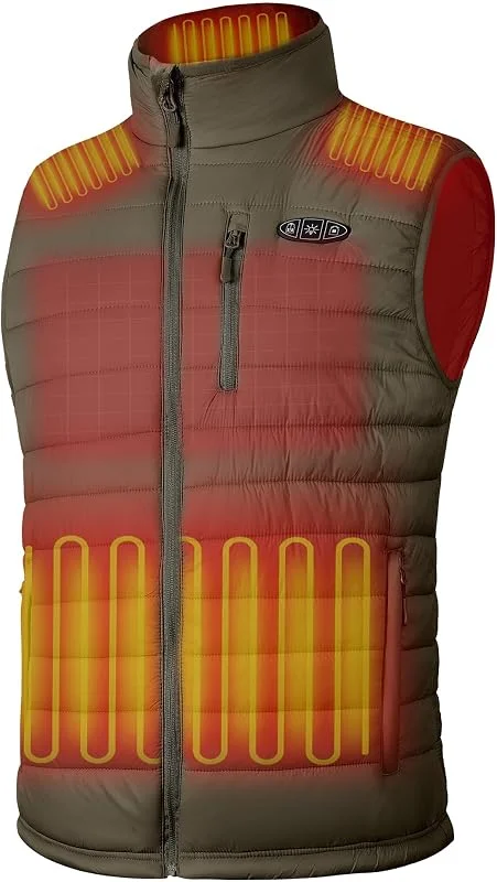 Gilet riscaldato da uomo, gilet riscaldato, scaldamuscoli — Abbigliamento riscaldato