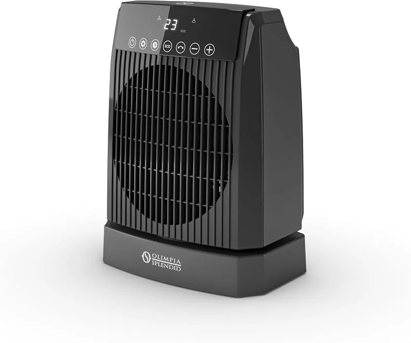 Olimpia Splendid, Caldo Soul, Termoventilatore con potenza fino a 2000W, Riscaldamento, Protezione IP21, antiribaltamento e Touchscreen Display