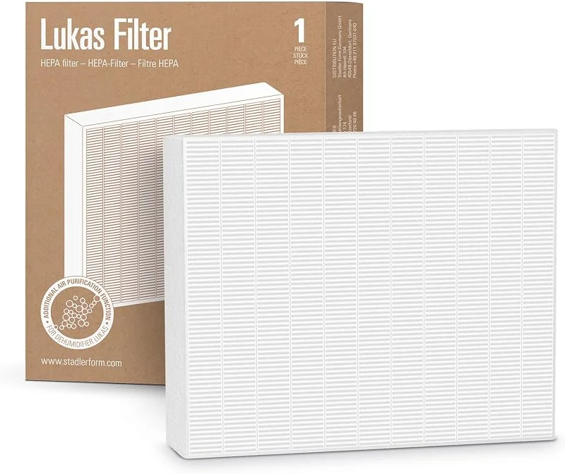 Stadler Form Filtro HEPA H11 per deumidificatore Lukas Pro, lunga durata fino a 1 anno, facile installazione del filtro e sostituzione del filtro