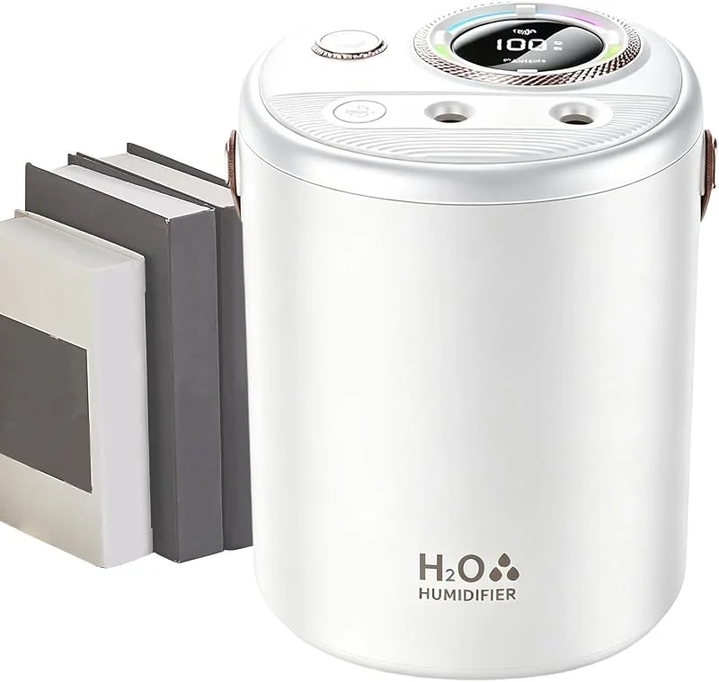Umidificatore Per Camera Umidificazione Silenziosa A Doppio Ugello Da 1, 3 L