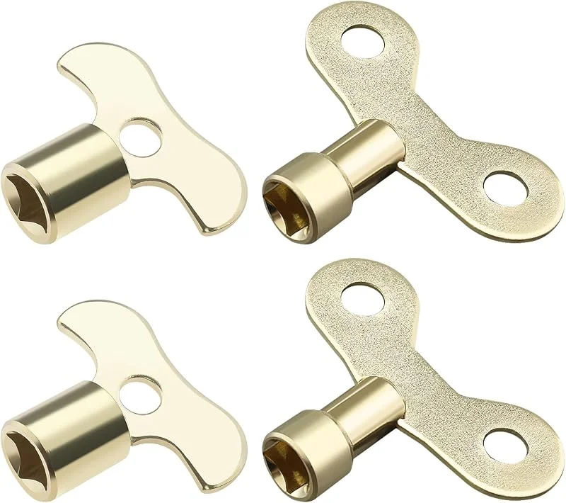 Create idea 4 chiavi per valvola del radiatore per rubinetto, 6 mm, 7 mm, quadrate, per rubinetto dell'acqua, interruttore multifunzionale, strumento idraulico per giardino di fabbrica, giardino — Riscaldamento