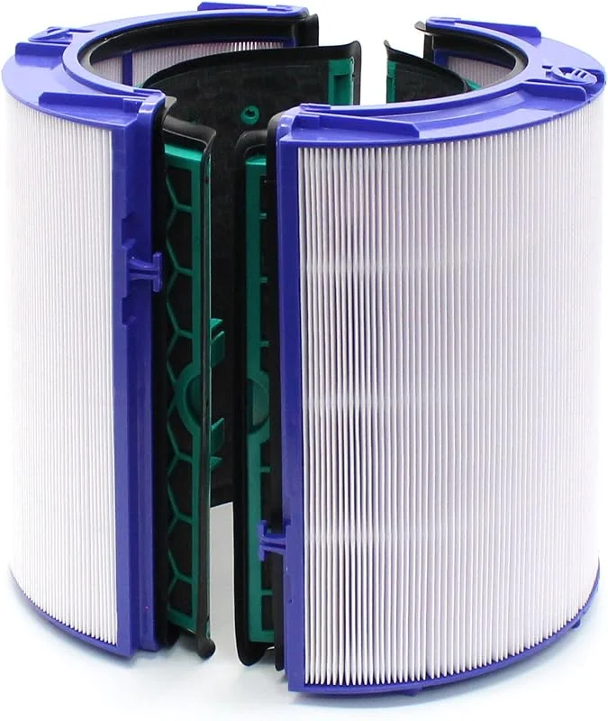 Premium Set di filtri compatibile con Dyson Pure Cool TP04 TP05 HP04 HP05 DP04 DP05 Purificatore d'aria, termoventilatore, HEPA + Filtro a carbone attivo, sostituito 969048-03 968707-08 968708-08 — Umidificatore