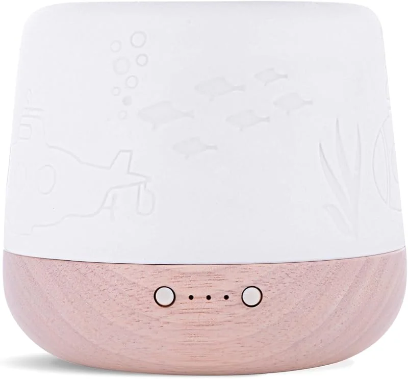 PRANAROM - Diffusore Cerabb oli essenziali per bambini, diffusione atmosferica, luce d'atmosfera, favorisce il sonno del bambino - Dolce Regalo — Umidificatore