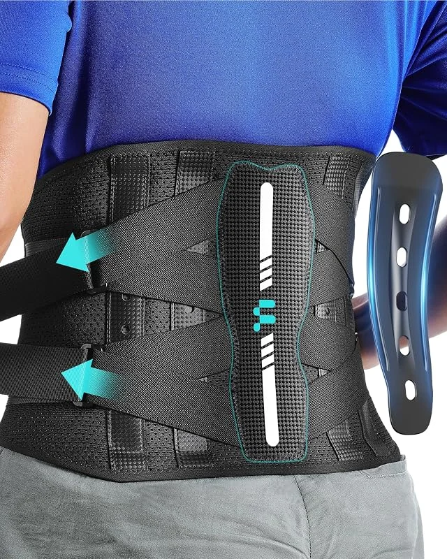 Fitomo Fascia Lombare Supporto Schiena Ergonomico in Fibra di Carbonio — Abbigliamento riscaldato
