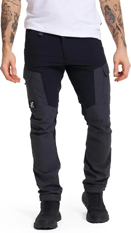 RevolutionRace RVRC GP Pants, Pantaloni da Uomo, durevoli per Trekking e Altre attività all'Aria Aperta — Abbigliamento riscaldato