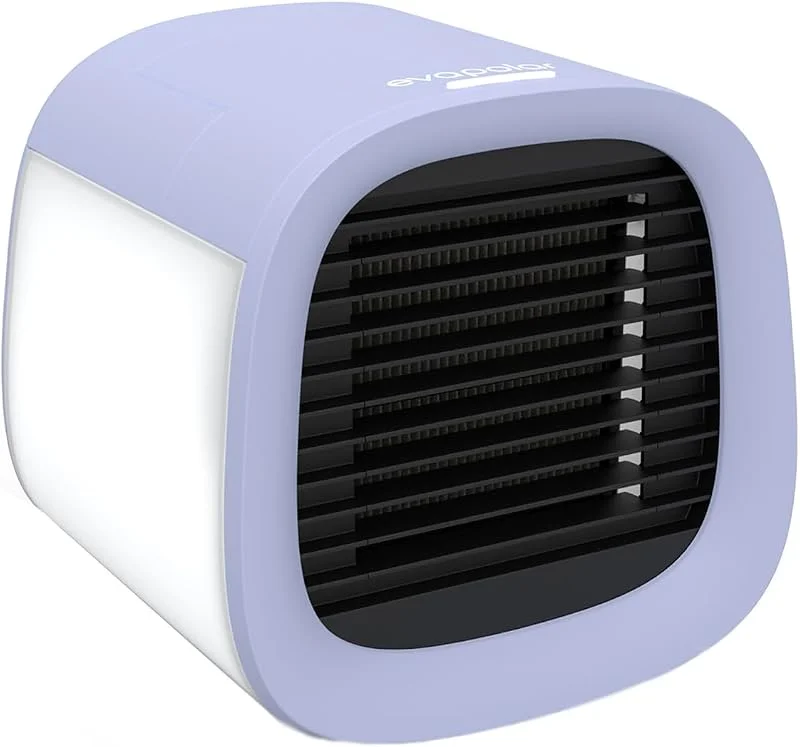 Evapolar Evachill Unità CA portatile - Piccolo condizionatore d'aria personale - Mini refrigeratore d'aria evaporativo per scrivania e campeggio - Swamp Cooler, Lavanda — Umidificatore