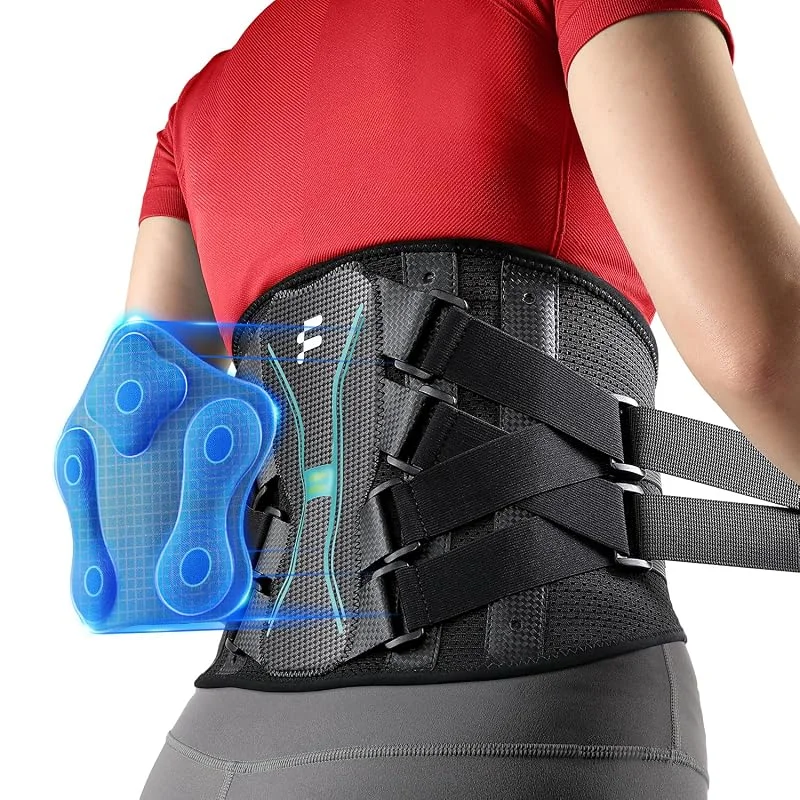 Fitomo Fascia Lombare Supporto Schiena 3D con Stecche Fibra Carbonio — Abbigliamento riscaldato