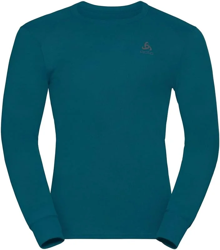 Odlo Active Warm_159112 Maglietta Termica a Maniche Corte Uomo (Pacco da 1) — Abbigliamento riscaldato