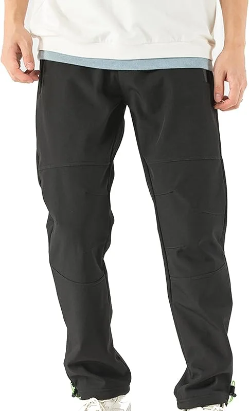 TONY BACKER Pantaloni Uomo Invernali Sci Trekking Impermeabile Antivento Escursione shoftshell Outdoor — Abbigliamento riscaldato
