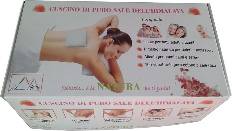 Cuscino di sale rosa dell'Himalaya caldo, freddo dolori cervicale generico occhi (cervicale) — Riscaldamento