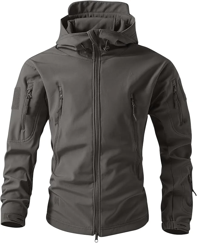 Giacca Uomo Casual Leggero Zip Giacca Casual Uomo Ciclismo Trekking Field — Abbigliamento riscaldato