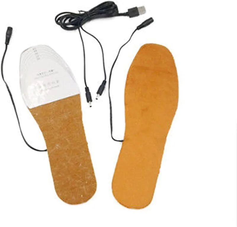 Solette di Riscaldamento Elettrico Alimentato Invernale Tenere Scarpe Caldi for Le Scarpe da Piede Solette for Solette Sportive Invernali Possono Essere Tagliate — Abbigliamento riscaldato