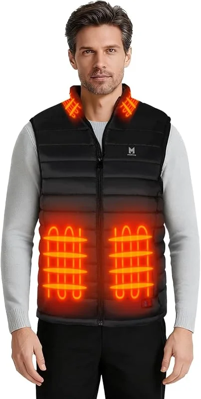 Gilet riscaldato, leggero, elettrico, riscaldato, per uomo e donna, 6 zone di riscaldamento 3 — Abbigliamento riscaldato