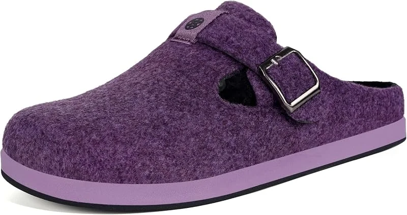 Sisttke Pantofole Donna Uomo Ciabatte Feltro Slippers — Abbigliamento riscaldato