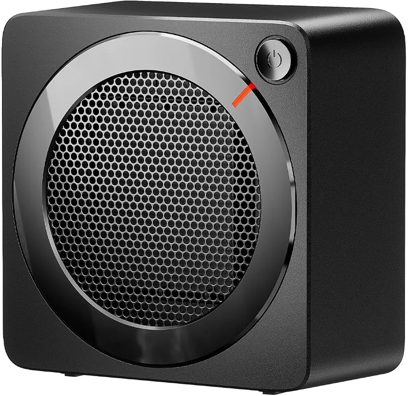 Gaiatop Mini termoventilatore a risparmio energetico 500 W, piccolo termoventilatore con 2 secondi riscaldatore in ceramica PTC, con protezione da surriscaldamento e ribaltamento, riscaldamento