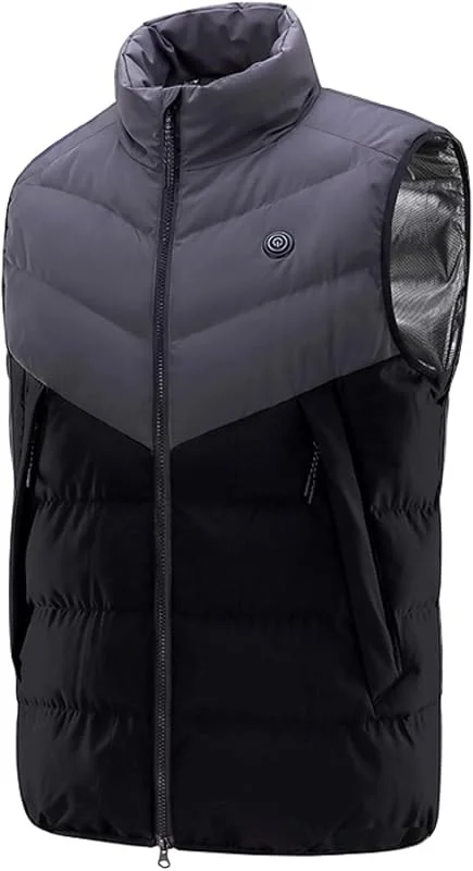 Gilet Riscaldato Per Uomo E Donna Gilet Riscaldante Con 9 Zone Riscaldamento 3 Temperatura Regolabile Giubbotto Riscaldato Usb Leggero Giubbino Termico Giacca Cotone Per Escursionismo Ciclismo Caccia — Abbigliamento riscaldato