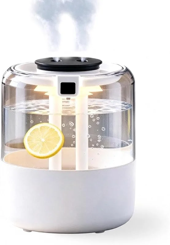 Umidificatore per Camera Mister silenzioso a ricarica dall'alto con luce