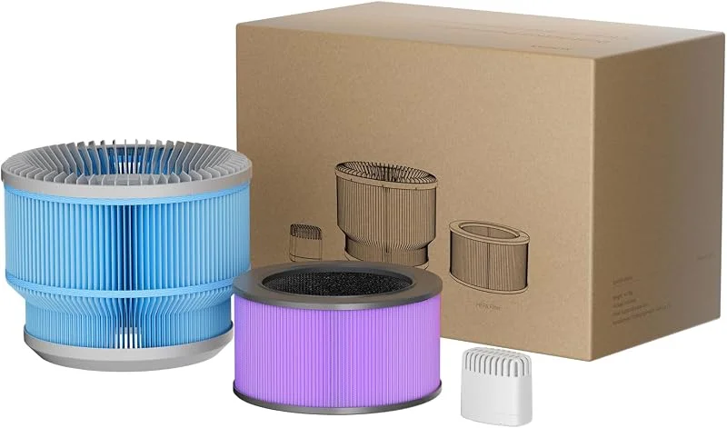 Set di 3 filtri di ricambio per umidificatore e purificatore d'aria HP400, set di 3 filtri (umidificatore + HEPA + filtro acqua), adatto per HP400