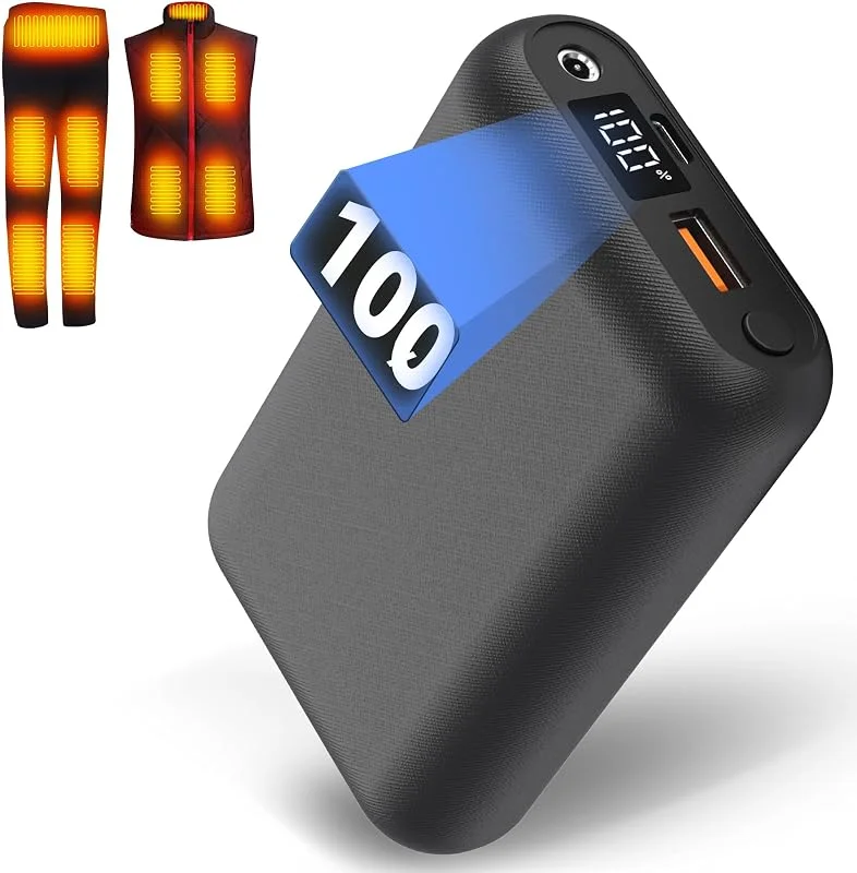20000mAh Batteria per Gilet Riscaldato, Giacca, Cappotto e Copertura — Abbigliamento riscaldato