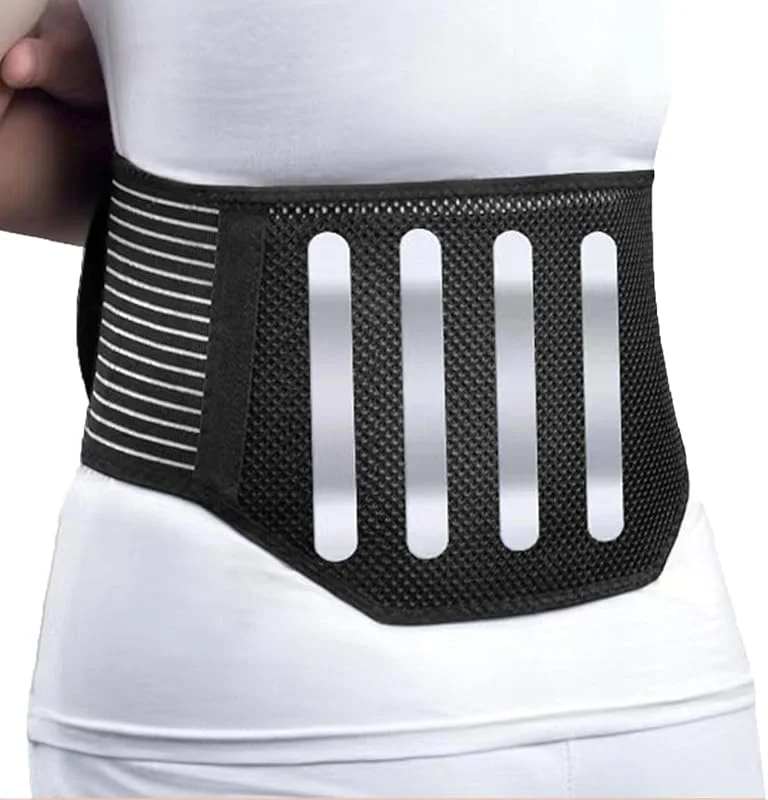 Tutore per La Schiena Autoriscaldante 21 Magneti Terapia Cintura di Supporto Lombare Fascia di Compressione Riscaldamento Addominale Cintura di Supporto per La Vita Terapia per UOM, Black, M, Medium — Abbigliamento riscaldato