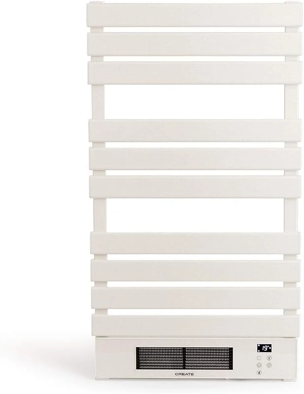 CREATE, WARMTOW PRO, Scalda asciugamani elettrico a basso consumo, bianco, con WiFi, 500W, radiatore PTC, asiugatura elettrica, protzione IP24, programmabile, con timer — Riscaldamento