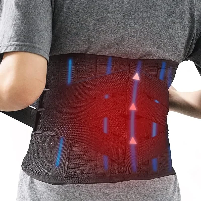 Cuscinetto riscaldante senza fili per alleviare il dolore alla schiena, Tutore lombare con calore, Cintura posteriore riscaldata Supporto lombare per addome riscaldato, Cintura di supporto — Abbigliamento riscaldato