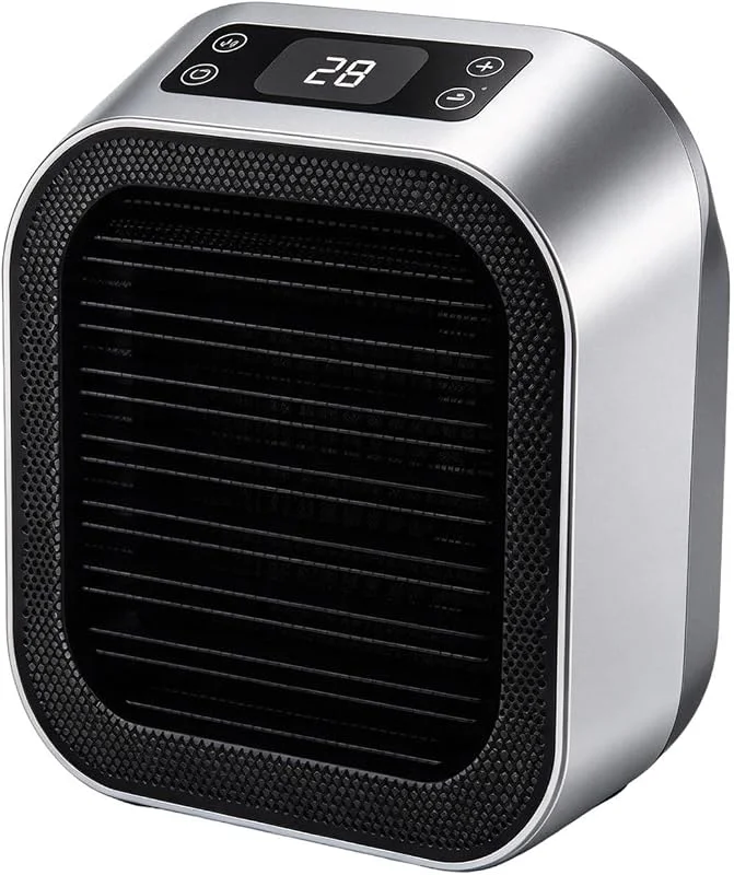 Stufetta da tavolo portatile Termoventilatore a Parete ad Aria Calda 600W — Riscaldamento