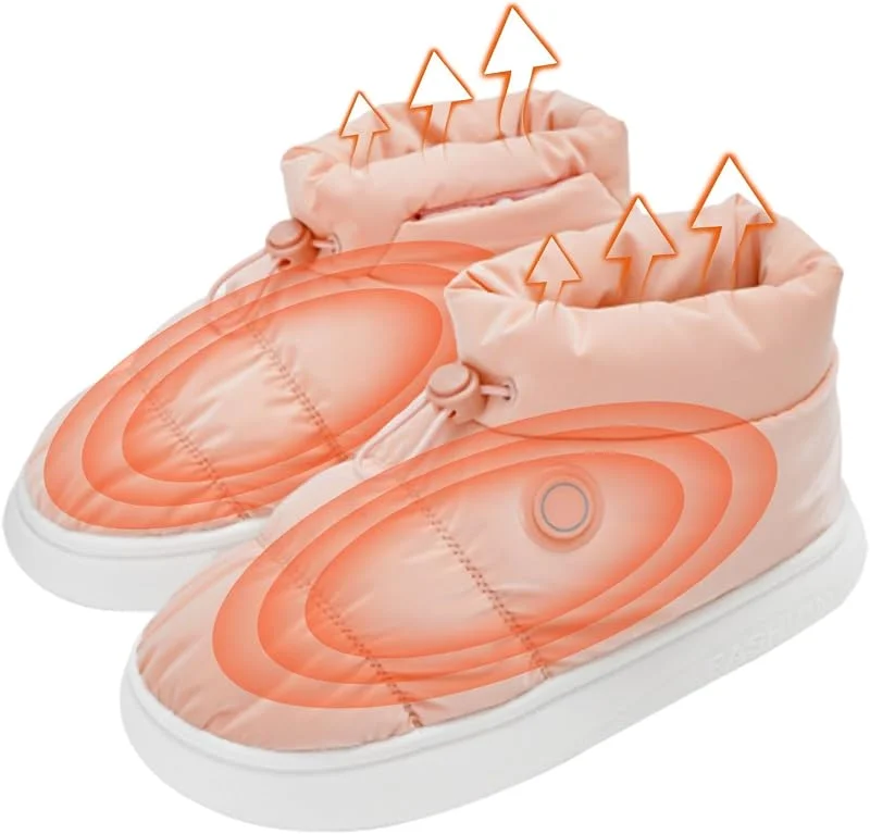 Scarpe riscaldanti, Scarpe termiche unisex ricaricabili elettriche isolate – riscaldate per uomo, ricaricabili, termiche, mantengono i piedi caldi per l'inverno, per interni ed esterni, unisex — Abbigliamento riscaldato