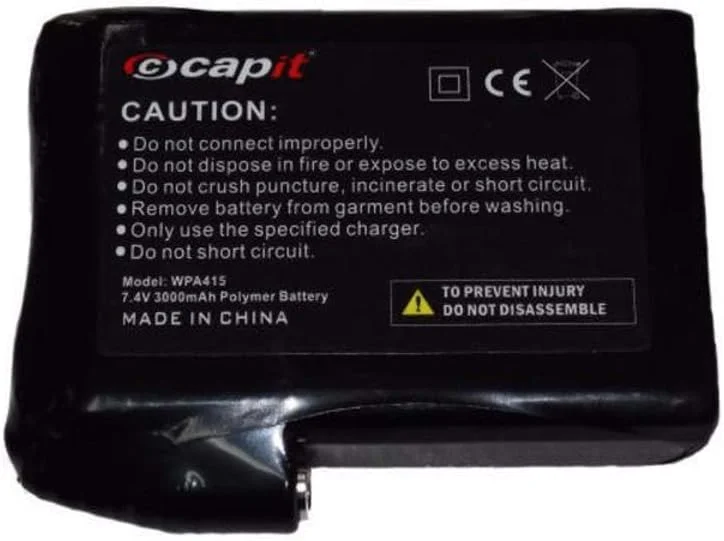 Batteria Abbigliamento Riscaldato Capit Warmme WPA415