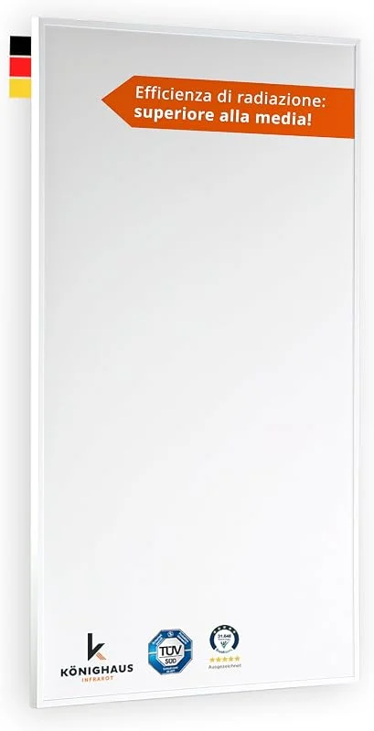 Könighaus pannello IR 1000 W – Modello Eco – 14–26 m² — Riscaldamento