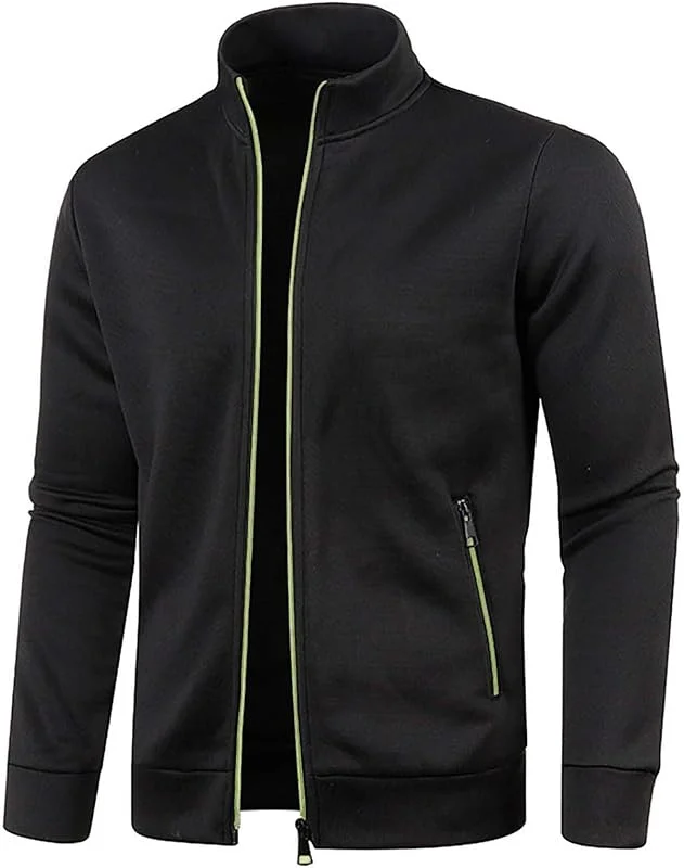 TOFOTL Giacca Uomo Elegante Maglia Invernale Maniche Lunghe Casual Field — Abbigliamento riscaldato