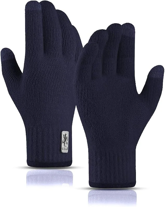 Guanti Invernali Touch Screen Guanti a Maglia Caldi Uomo Guanti per Lavoro Sci Campeggio Escursionismo Corsa Bicicletta Guida per Uomo e Donna — Abbigliamento riscaldato