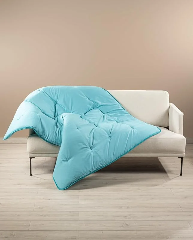 Caleffi - Plaid Scaldotto Coperta Divano 130x170, Anice, Made in Italy — Riscaldamento