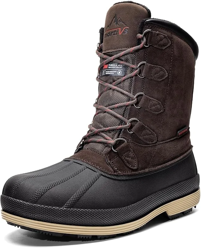 NORTIV 8 Stivali Neve Uomo Impermeabili — Abbigliamento riscaldato
