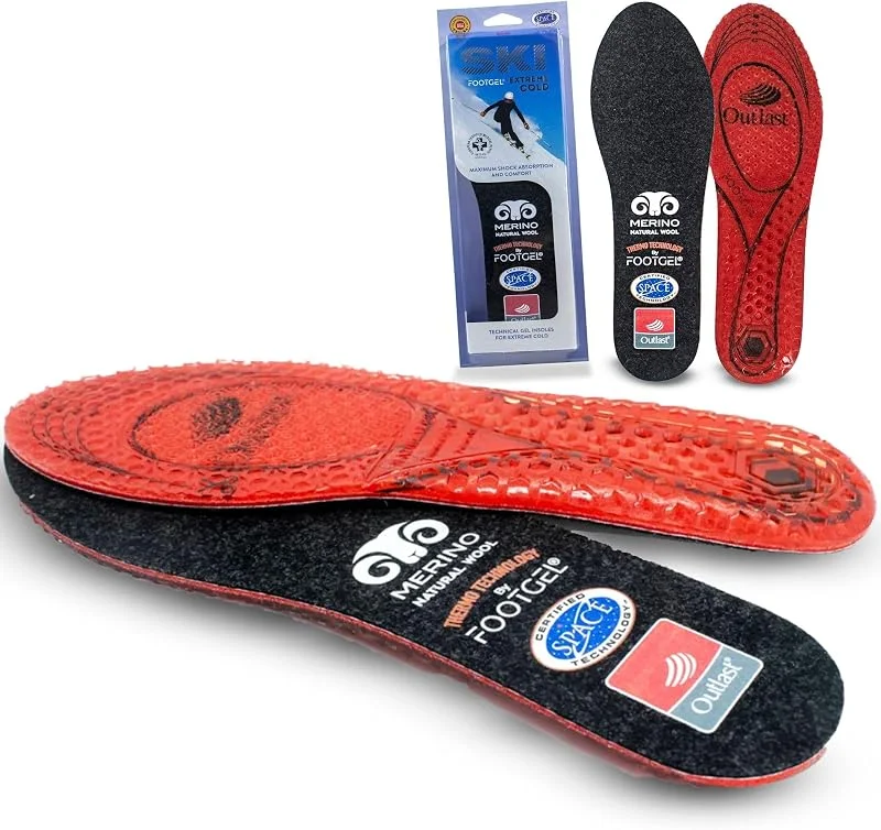 Solette Scarponi Sci, Solette Termiche Sportive in Gel Uomo, Donna Traspiranti e Confortevoli, Stabilizzanti, Aiutano a Prevenire Fastidi a Piedi, Ginocchia e Zona Lombare, Taglie 43-47 — Abbigliamento riscaldato
