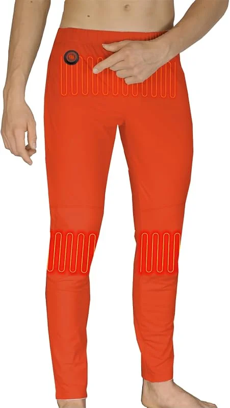 GP1 Pantaloni Termici con Gambe Lunghe Batteria Riscaldati, Taglie S-XL — Abbigliamento riscaldato