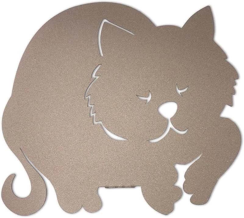 Arti & Mestieri Porta Umidificatore di Design Gatto Beige