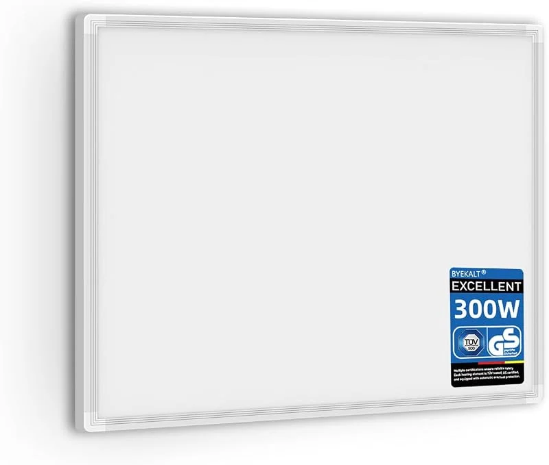 Pannello Radiante Infrarossi 300W, Stufetta Elettrica da Bagno — Riscaldamento