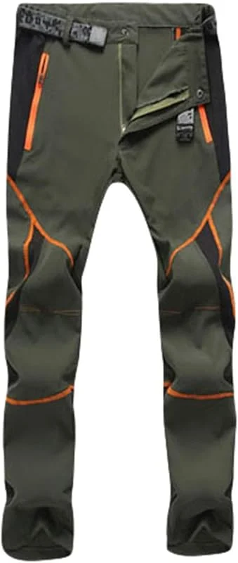 pvucpot Pantaloni Trekking Uomo Invernali Impermeabile Pantaloni da Sci Neve Arrampicata Escursionismo Caldo Pantaloni Softshell Outdoor, Idee Regalo Amica Compleanno Comfy — Abbigliamento riscaldato