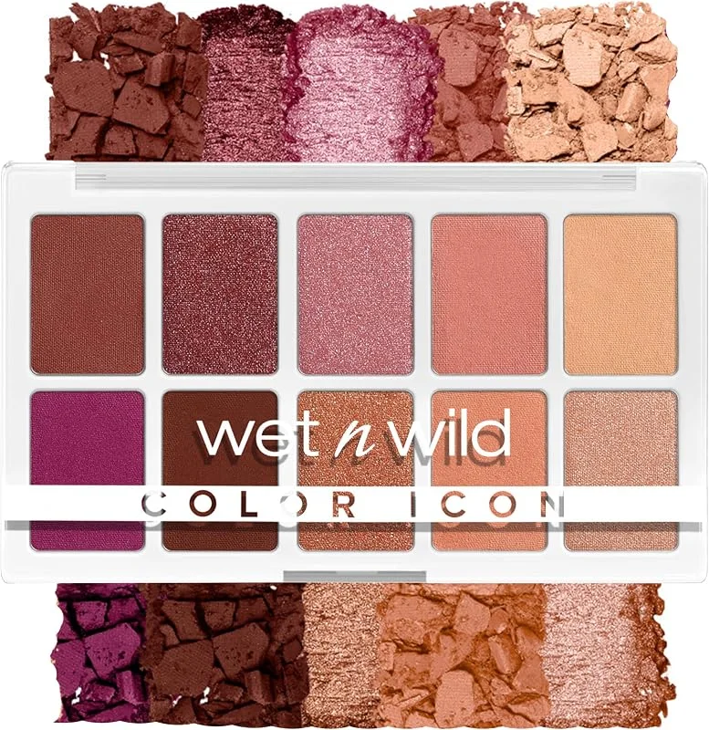 wet n wild, Color Icon 10-Pan Palette, Palette di Ombretti, 10 Colori Riccamente Pigmentati per il Trucco di Tutti i Giorni, Formula a Lunga Durata e Facile da Sfumare, Heart & Sol