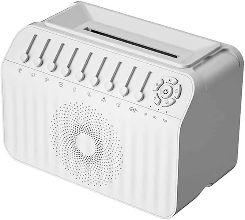 Macchina per Suoni Diffusore Altoparlante Bluetooth per Sonno Luci Notturne Diffusore di Ad Ultrasuoni Umidificatore Diffusore di Essenziali