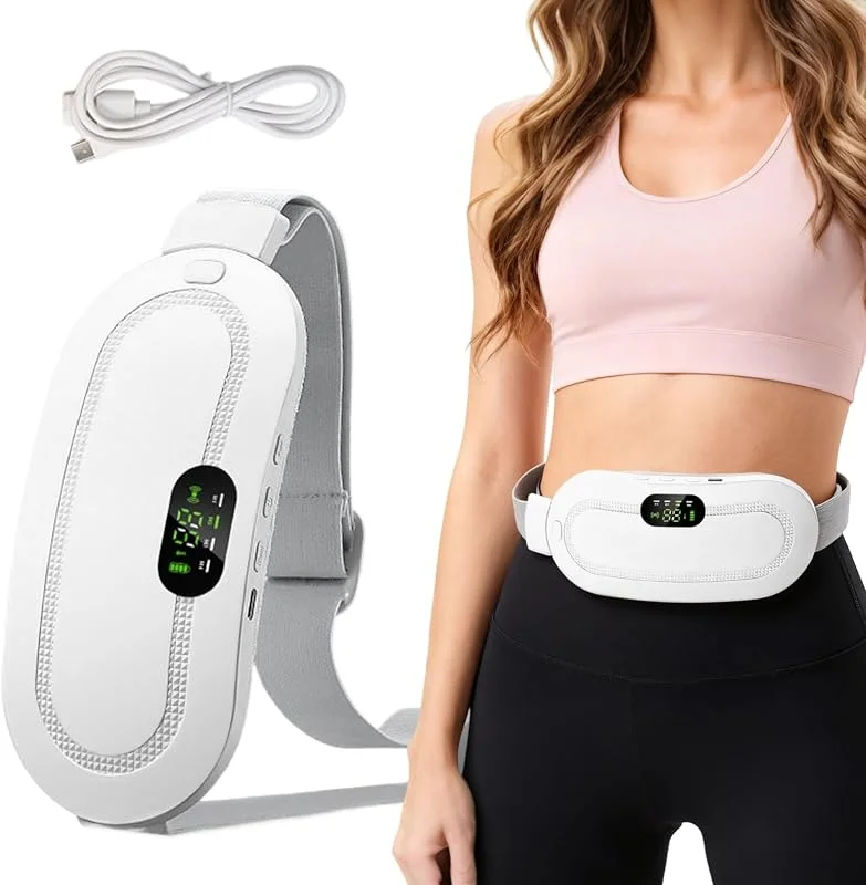 Borsa 'acqua calda elettrica per regole dolorose – Borsa 'acqua calda elettrica senza fili ricaricabile per crampi, Cintura mestruale ergonomica per donne – per sorelle figlie madri e amiche — Riscaldamento