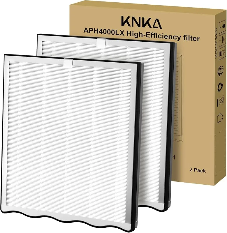KNKA Filtro per APH4000, confezione da 2 filtri 2-in-1 HEPA e carbone attivo — Riscaldamento