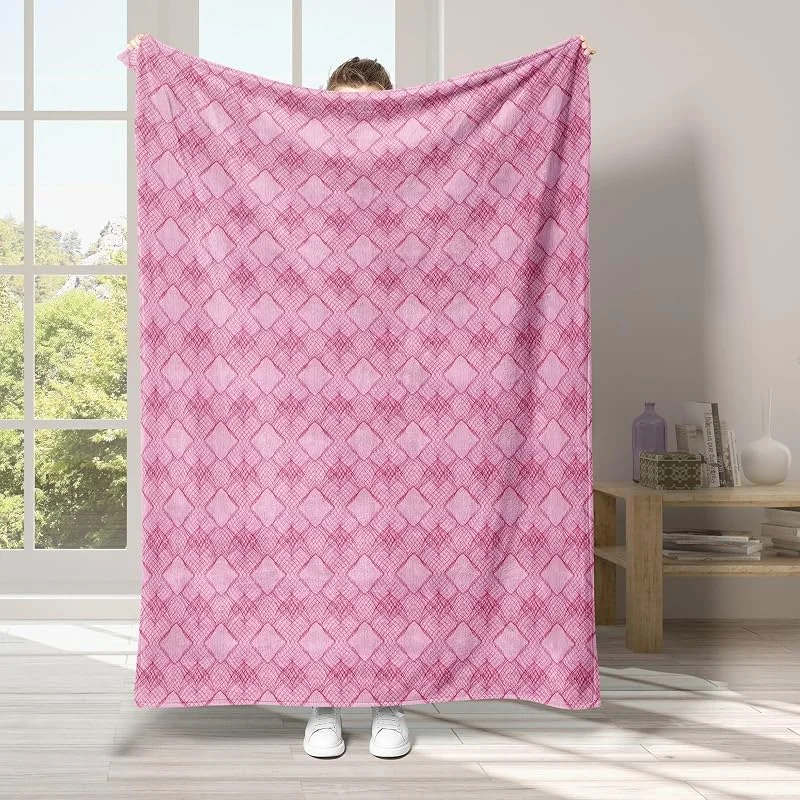 Moderno Coperta di Flanella 220x240cm, Modello Blanket Morbido Caldo e Confortevole, Modello di Copert con Stampa 3D, Adatto a Tutte le Stagioni — Riscaldamento